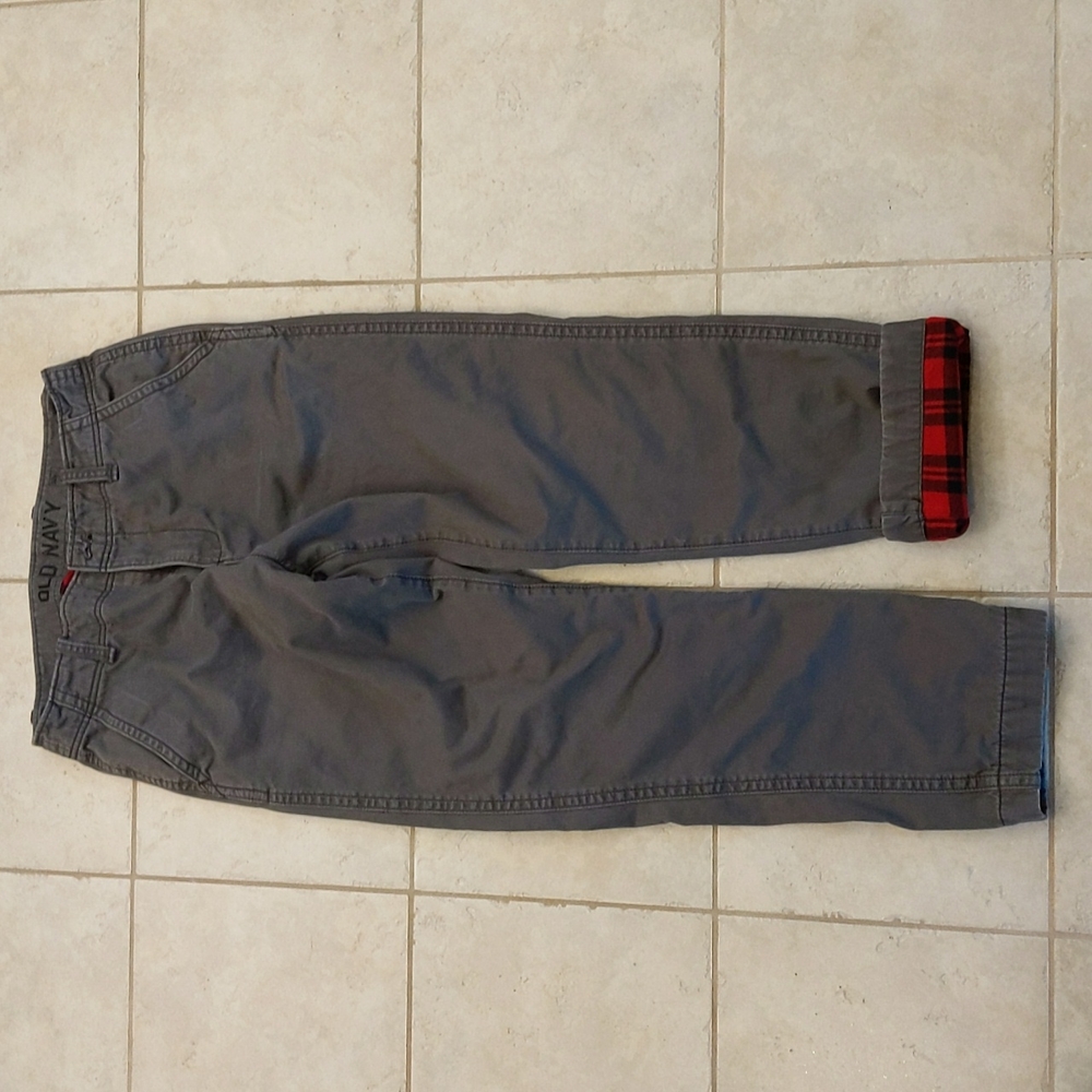 Flannel lined Pants Men's 32x32 Old Navy Grey